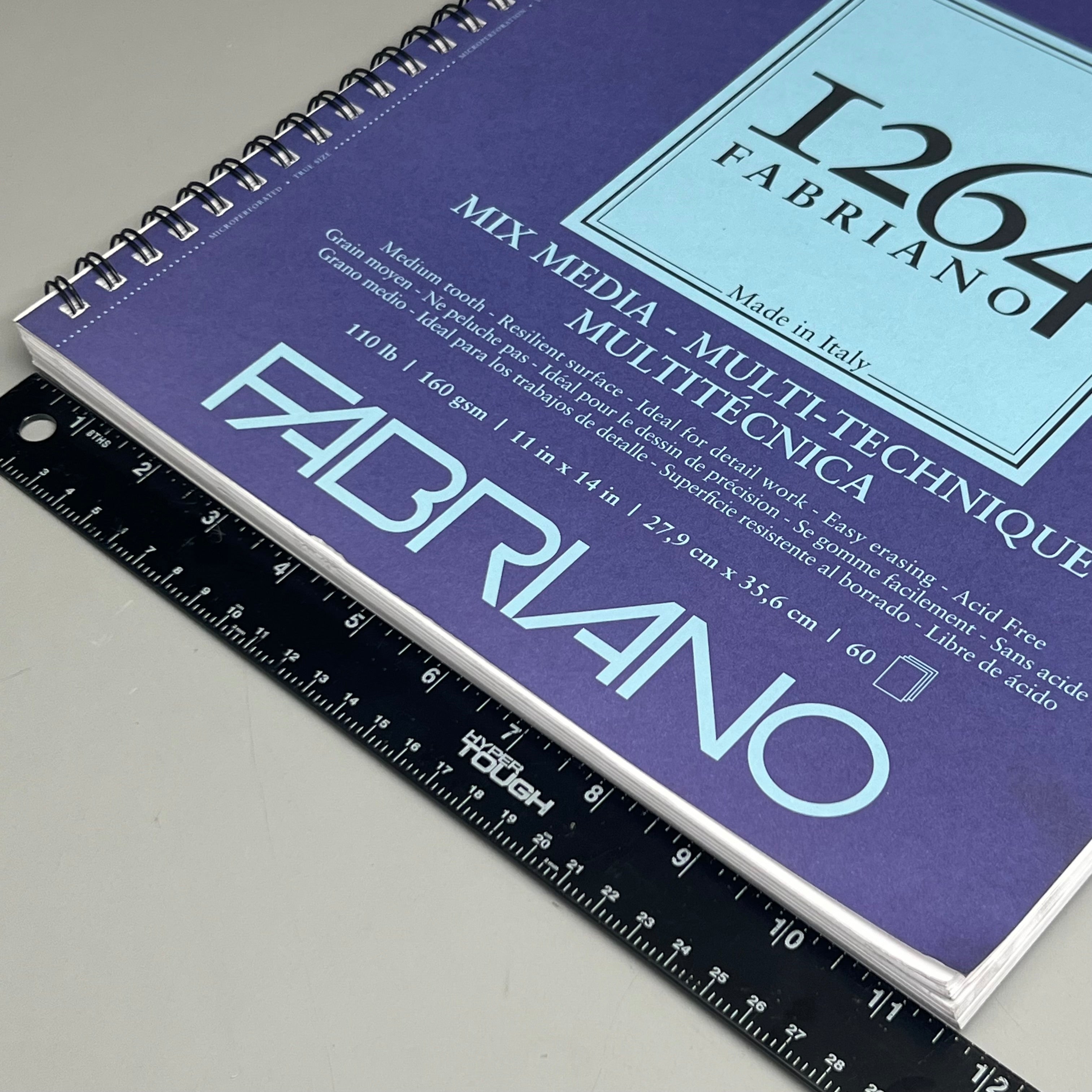 FABRIANO I264 (5 PACK, 60 Each) 11" x 14" Mix Media - Multi -Technique Paper