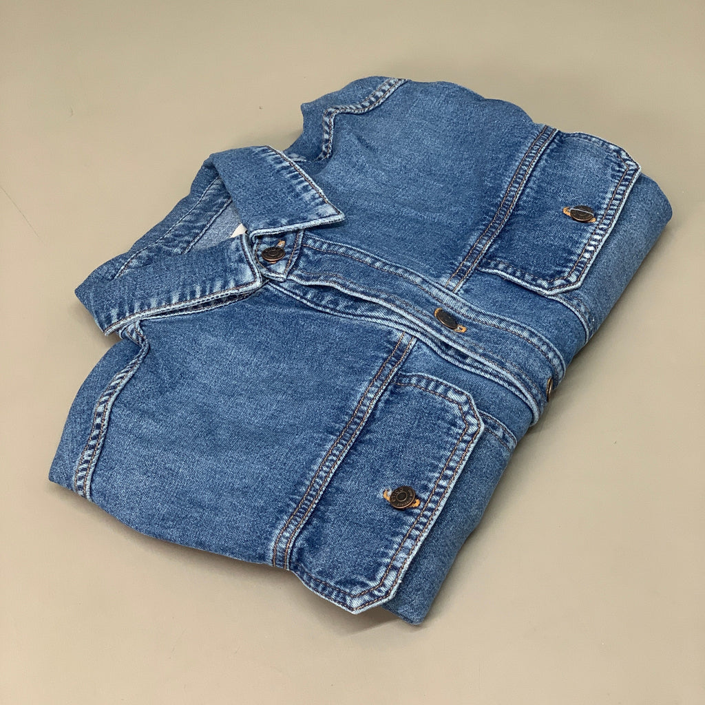 ETICA Harriette Shirt Jacket w/ Front Top Pockets & Collar River Rock Size XS EW143309
