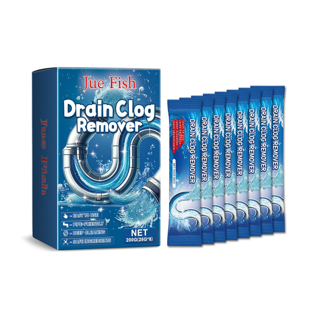 Pipe Dredging Cleaning Powder Clean Dissolves Drain Pipe Powder Oil, Clogs And Deodorizes