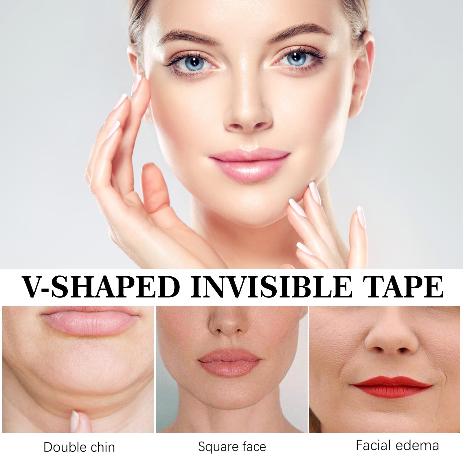 Facial Lifting Patch, Lift Face Double Chin V Face Melon Seed Face Invisible Lifting Patch
