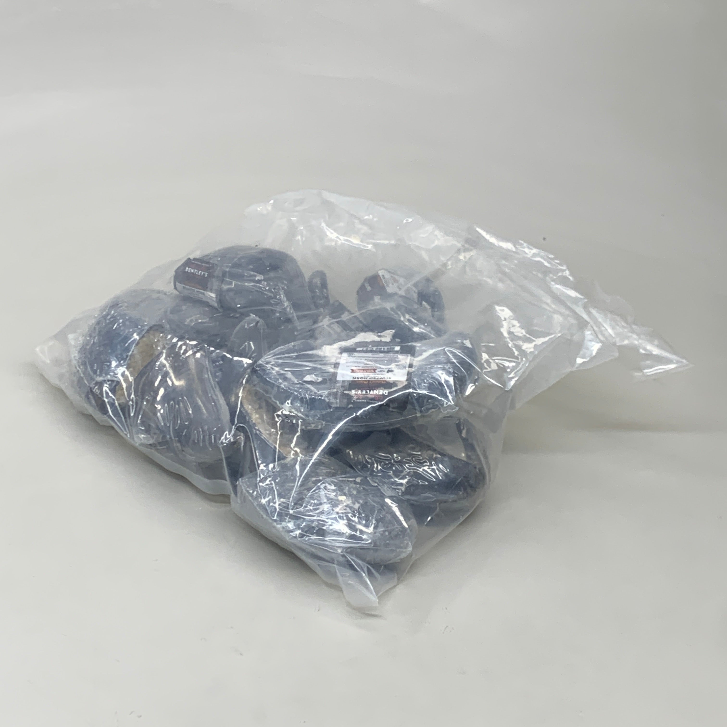 DENTLEY'S (12-PK) Filled Buffalo Horn Dog Treat Peanut Butter 5321651 BB 02/26