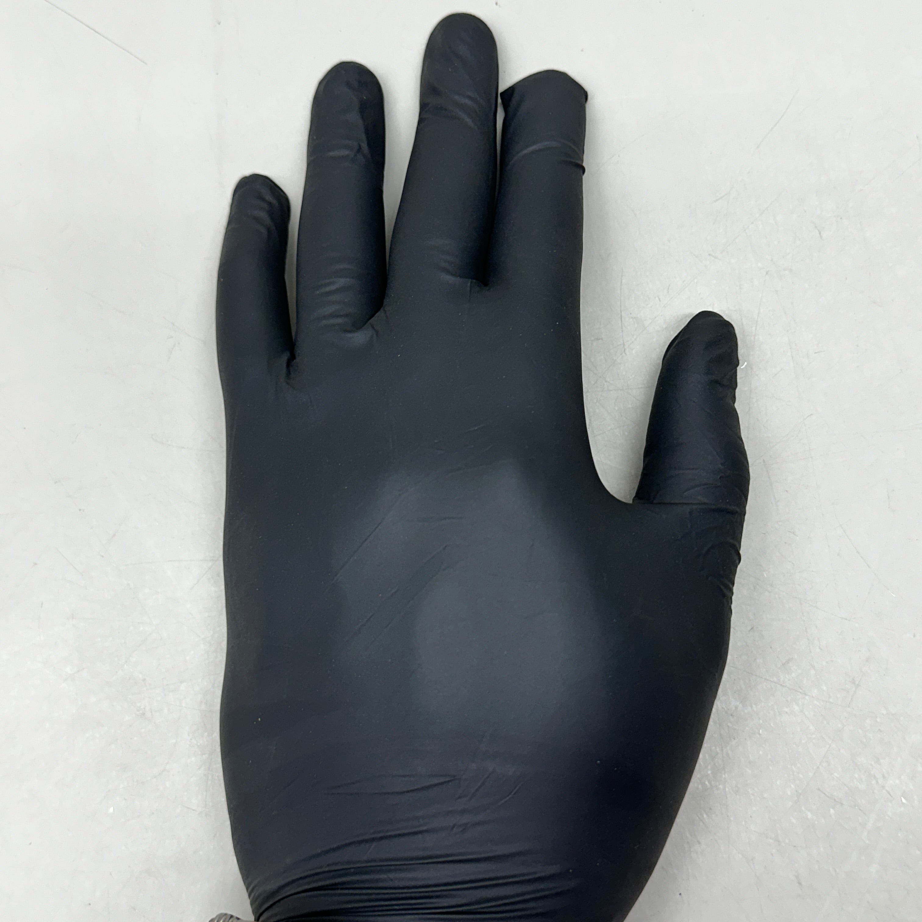 AUTOWURKS (100 PACK) Black Nitrile Disposable Gloves Size: Medium MKL-000M