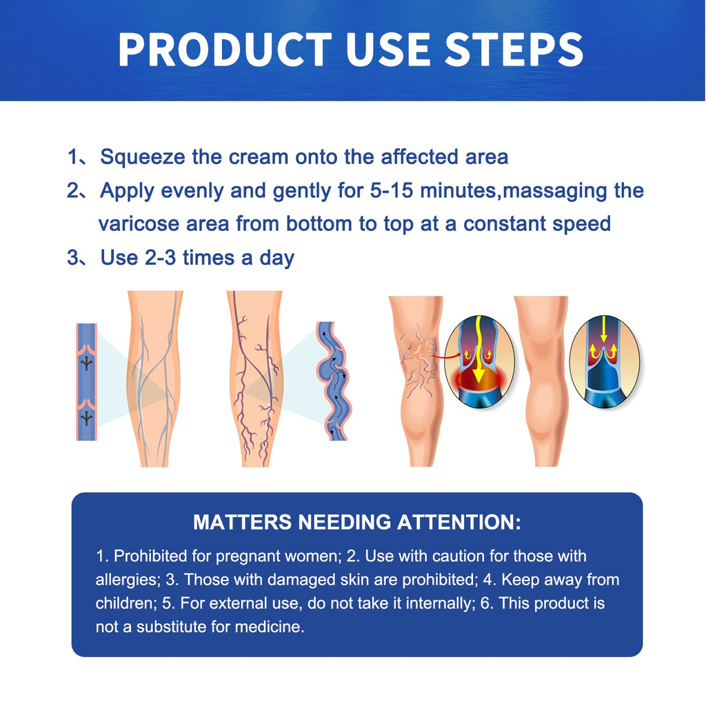 Vein Massage Varicose Cream Repair Earthworm Legs To Relieve Leg Blood Vessel Bulge And Varicoidea