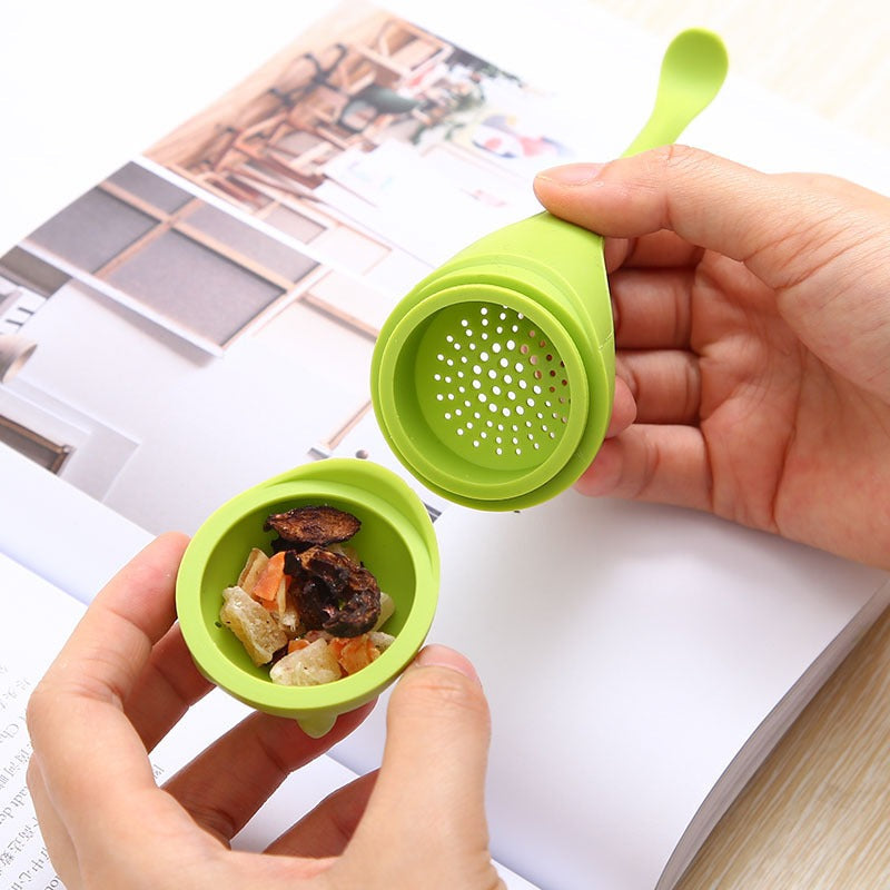 Water Monster Silicone Tea Filter Tea Glass Nice Lake Water Monster Tea Brewer