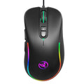 7D key gaming mouse, macro programmable RGB luminous gaming wired mouse