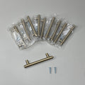 BERENSON (10 PACK) Traditional Advantage Two T-Bar Pull Champagne 96mm 9541-20CZ-P