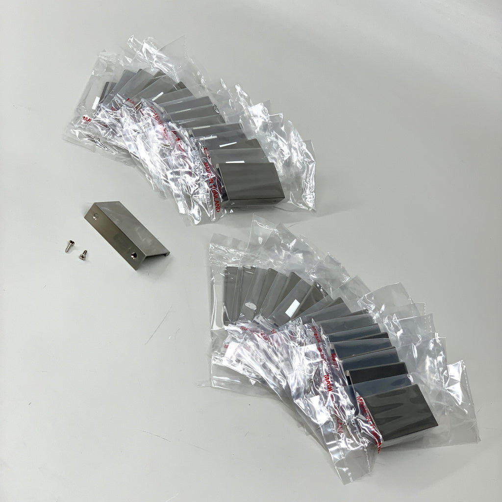 BERENSON 25 PACK!! Bravo Edge Pull Brushed Nickel Aluminum 56mm CC 1057-4BPN-P