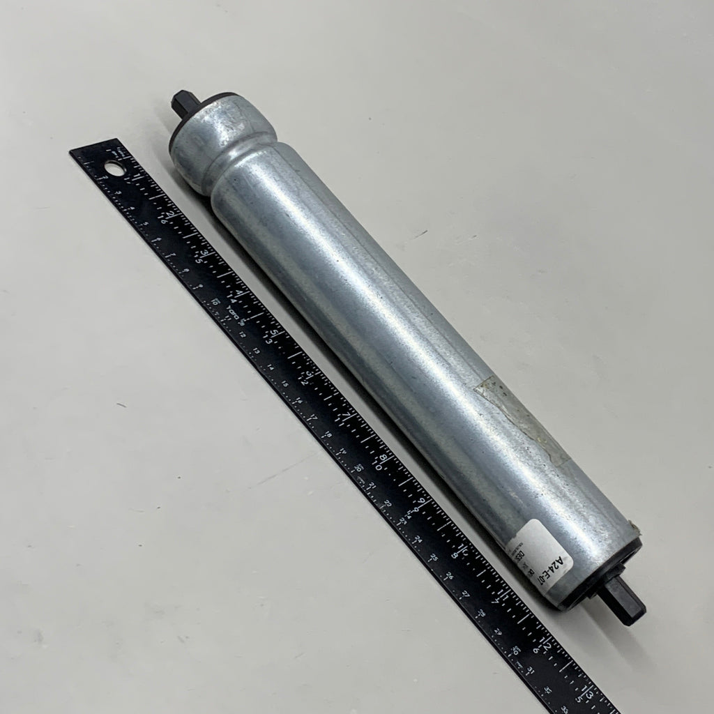 DEMATIC Roller Grooved 12.5" x 2.5" Silver A24-E-07