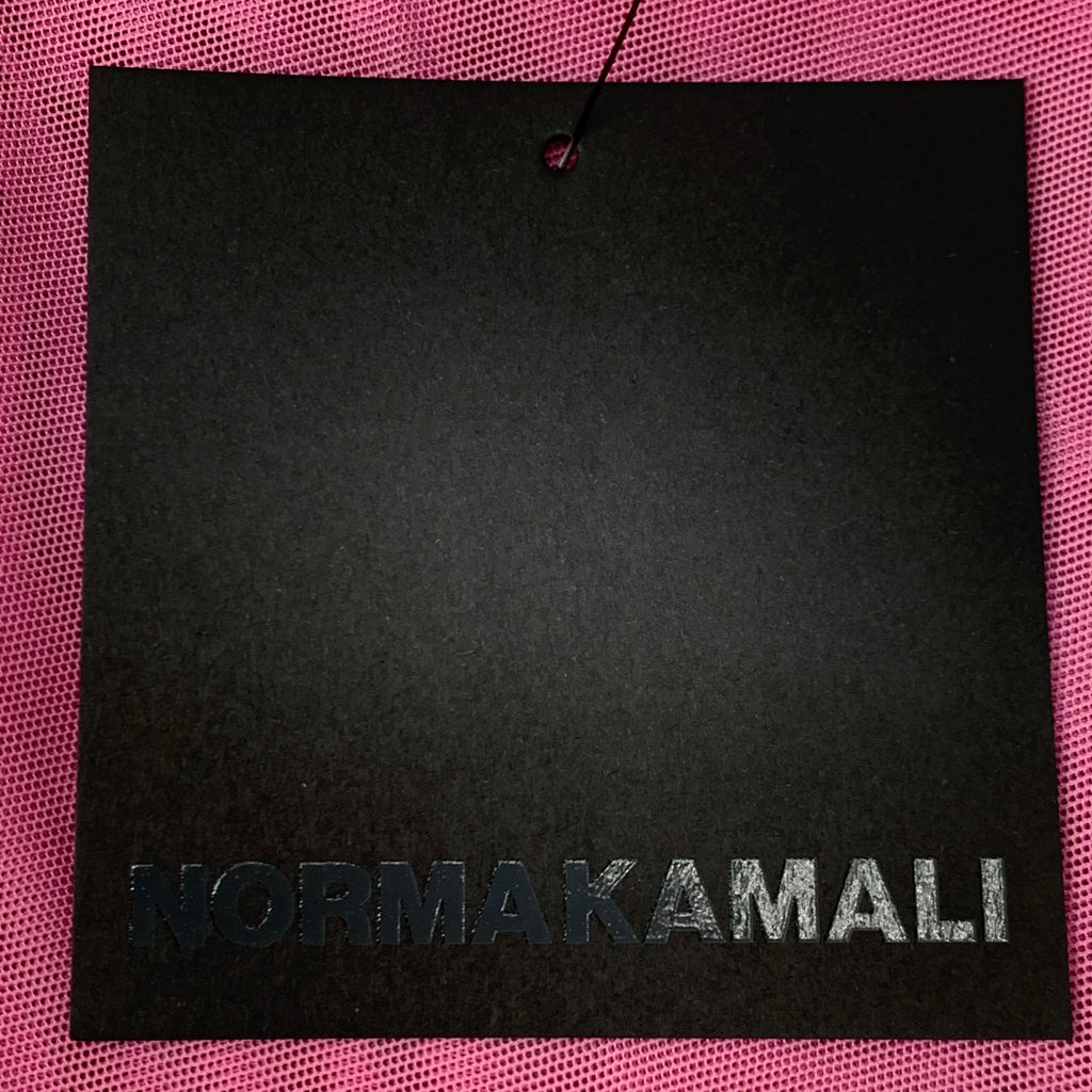 NORMA KAMALI Nk Shirt w/ Faux Pockets Sz XS/34 Candy Pink ST1236MS963966