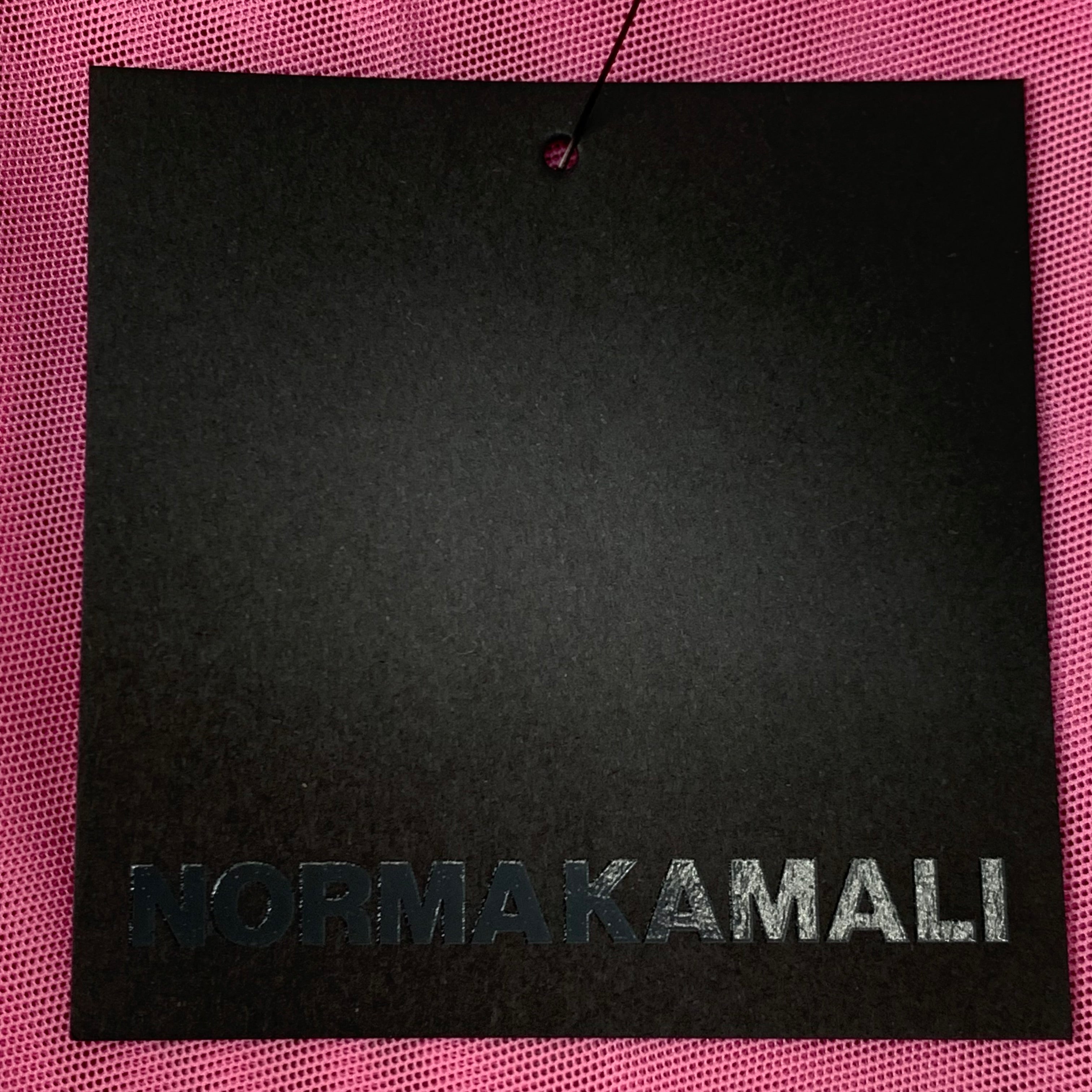 NORMA KAMALI Nk Shirt w/ Faux Pockets Sz XS/34 Candy Pink ST1236MS963966