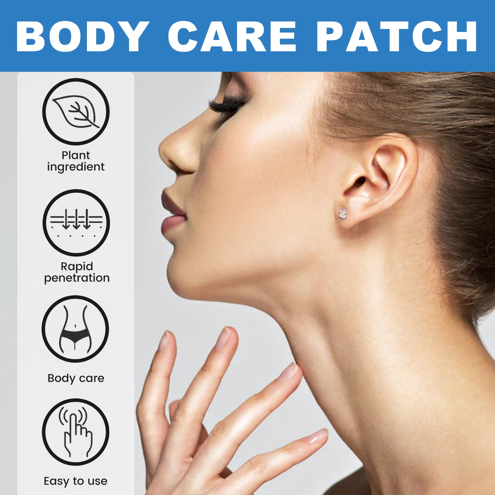 Thyroblend Patch, Massage To Relieve Neck Swelling Discomfort Body Care Patch