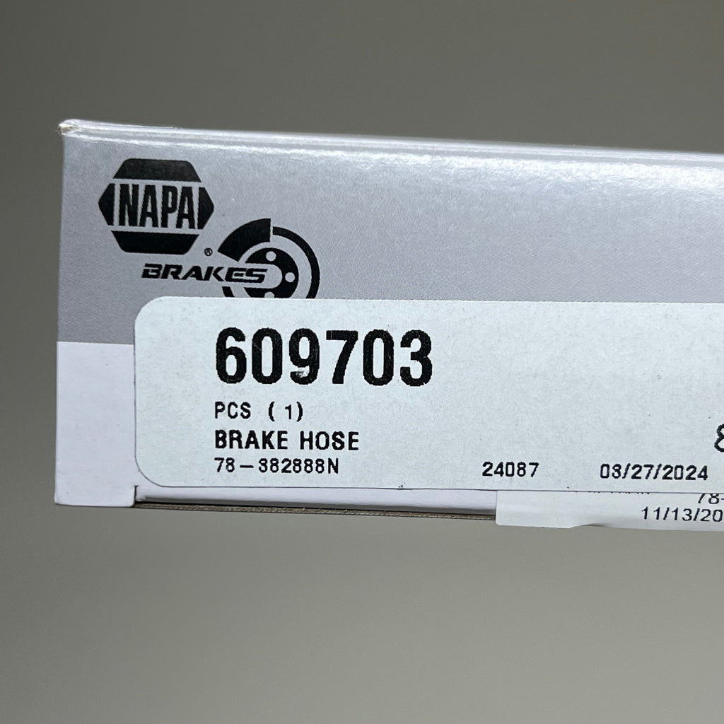 NAPA Banjo 3/8-24 Flare end Fitting UltraPremium Brake Hose Ford Vehicles 609703