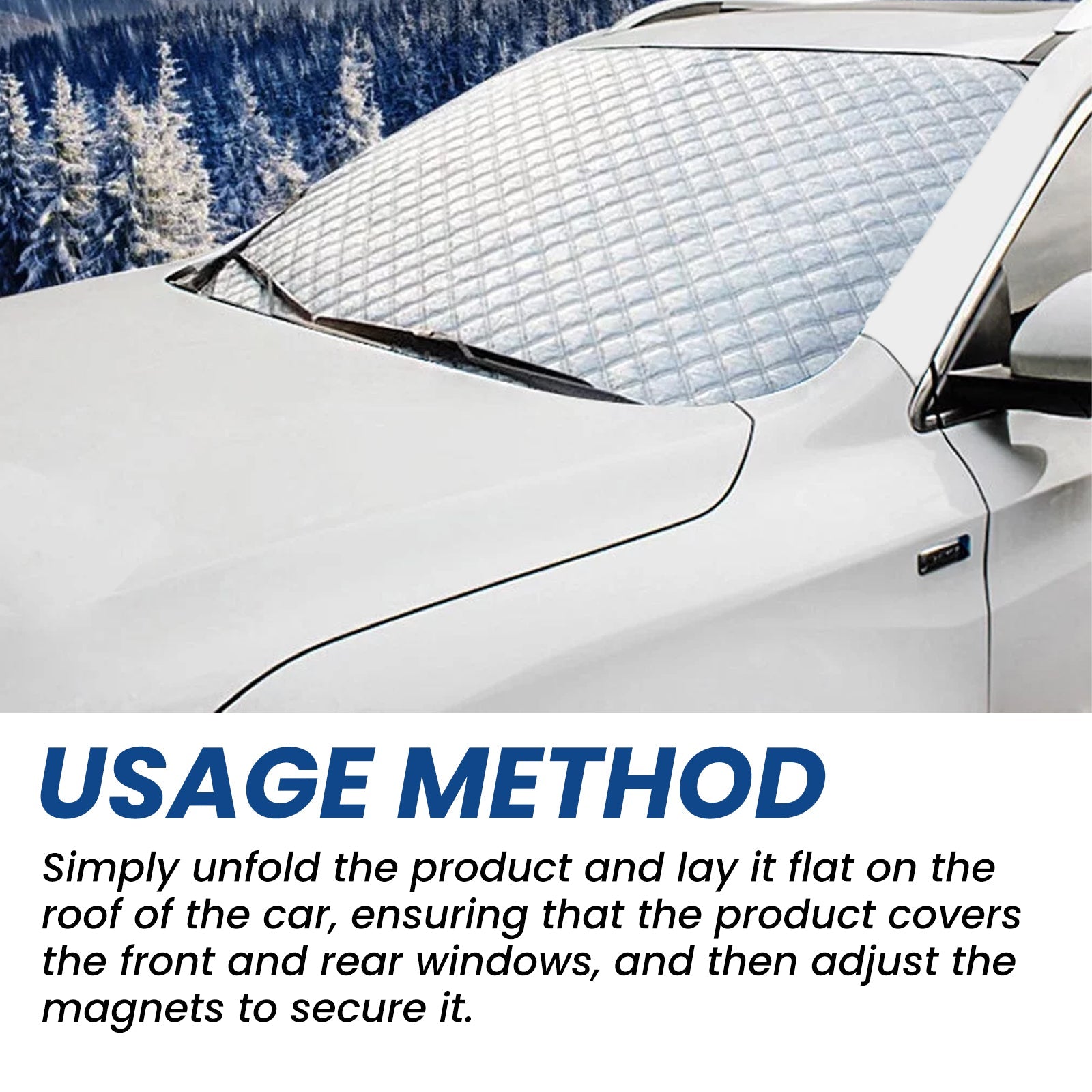 Snow Cover, Car Clothing Snow Shield Windscreen Winter Window Frost-proof Ice-proof And Snow-proof Cover