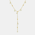 18K Gold-Plated Pearl Drop Necklace