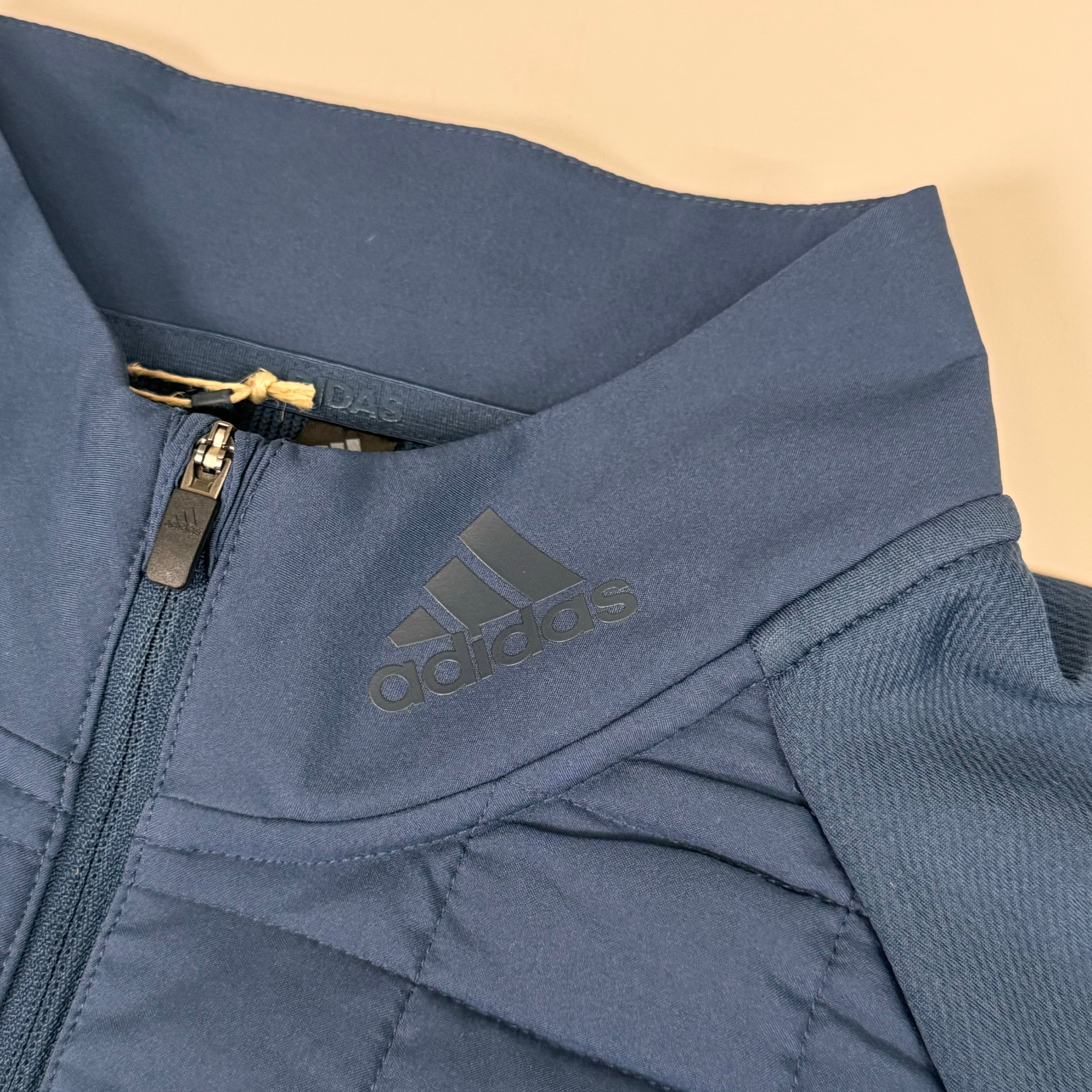 ADIDAS Men's Statement 1/4" Zip Men's Golf Sweatshirt Sz-M Navy GU5138