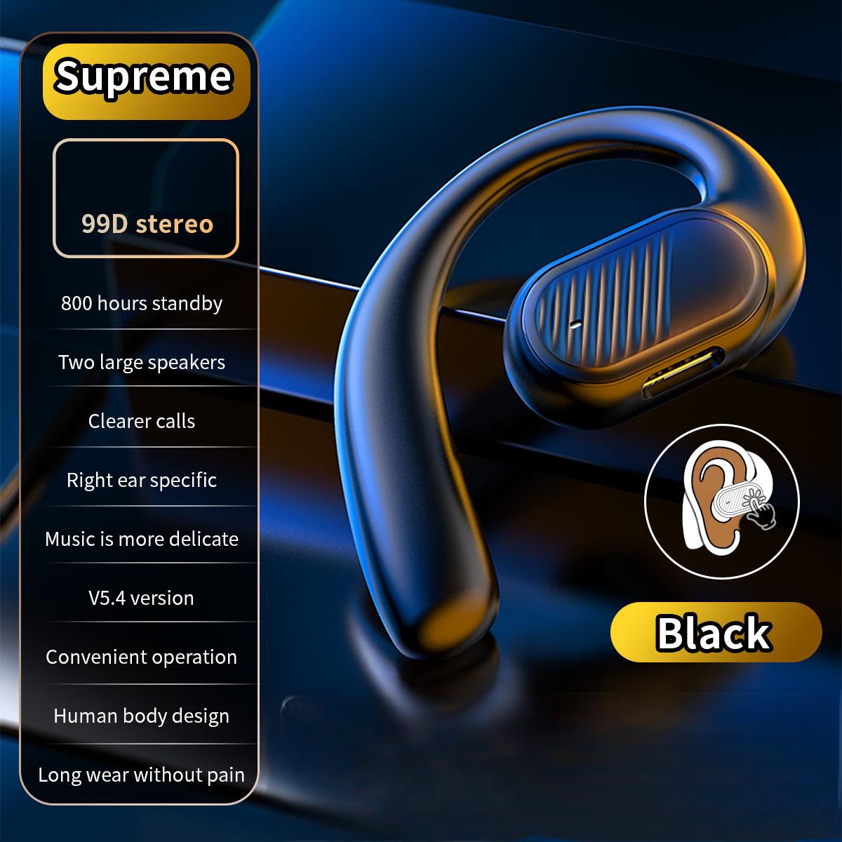 Business Sports Single Side Bluetooth Earphones New Car Mounted Bluetooth Earphones Wireless No In Ear Long Battery Life