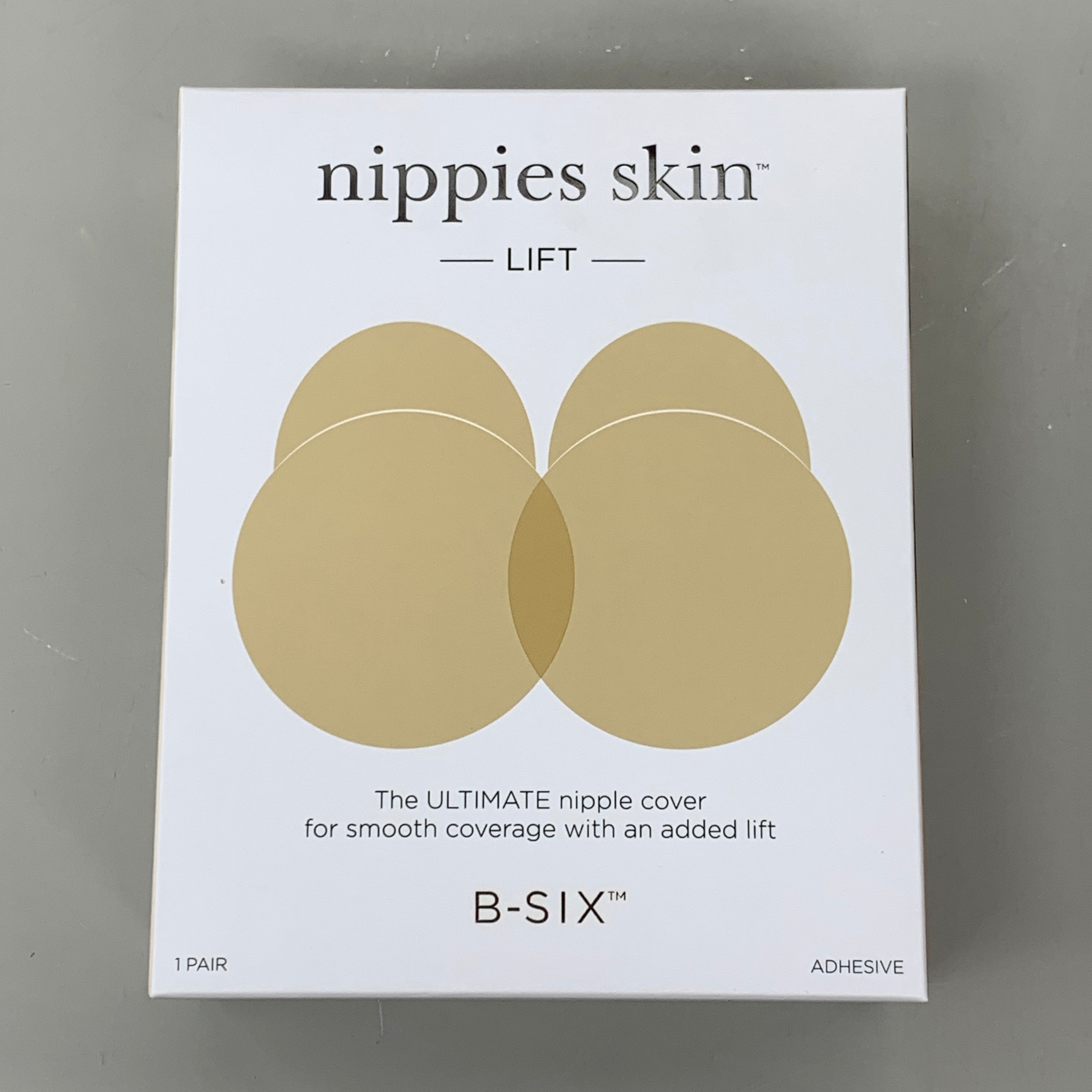 NIPPIES SKIN Lift Nipple Cover Matte W/ Nipple Covering Creme 1 Pair