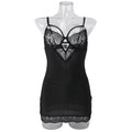 Sexy lingerie, lace hollow suspender, hip hugging, romantic sleepwear