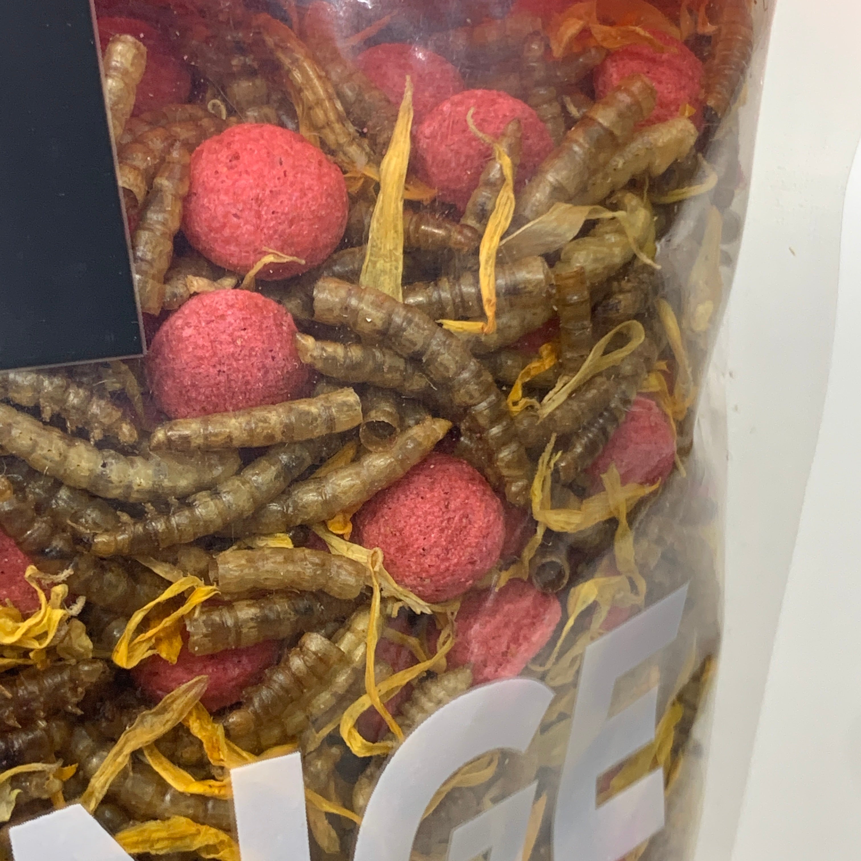 HAPPY HEN Free Range Feast Mealworm & Flower Blend 2 lbs 810029430005