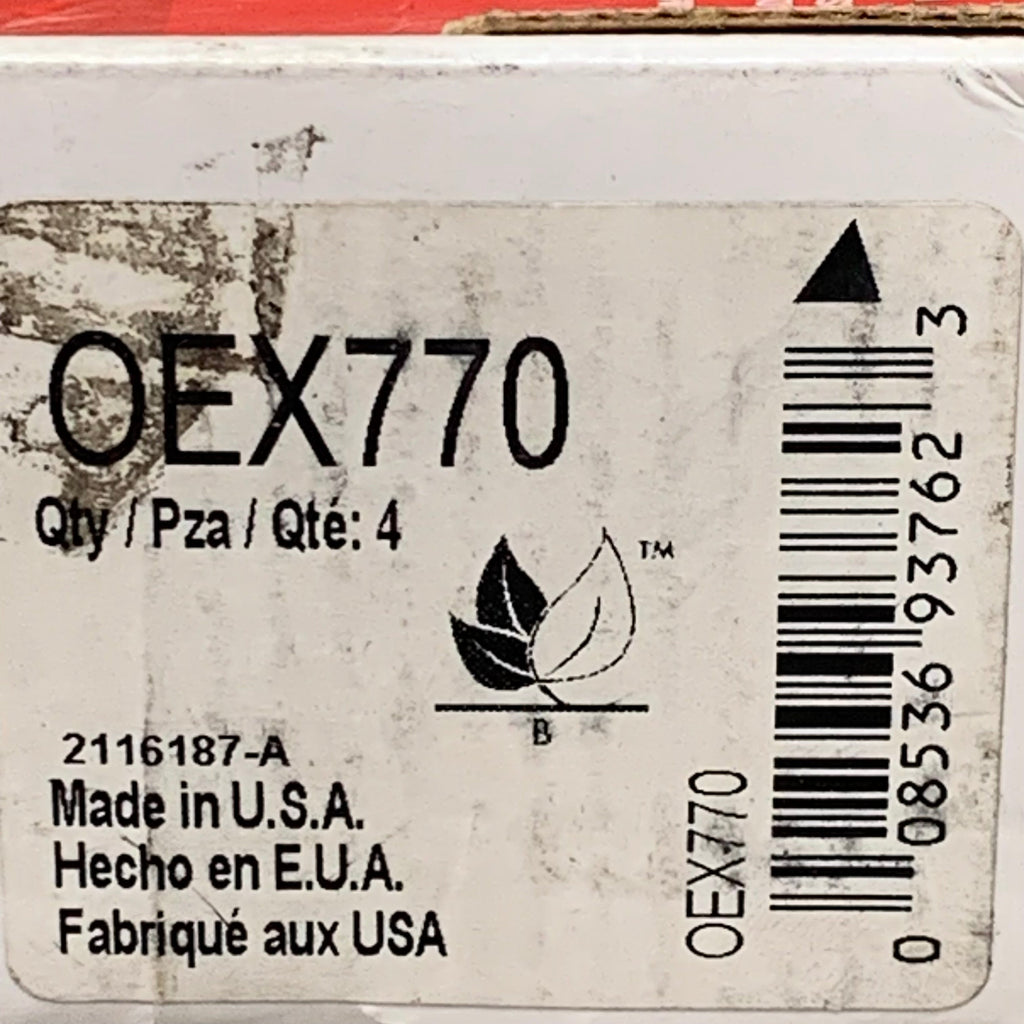 WAGNER OEx Premium Ceramic Disc Brake Pad Set 4 1/2" x 1 1/2" OEX770