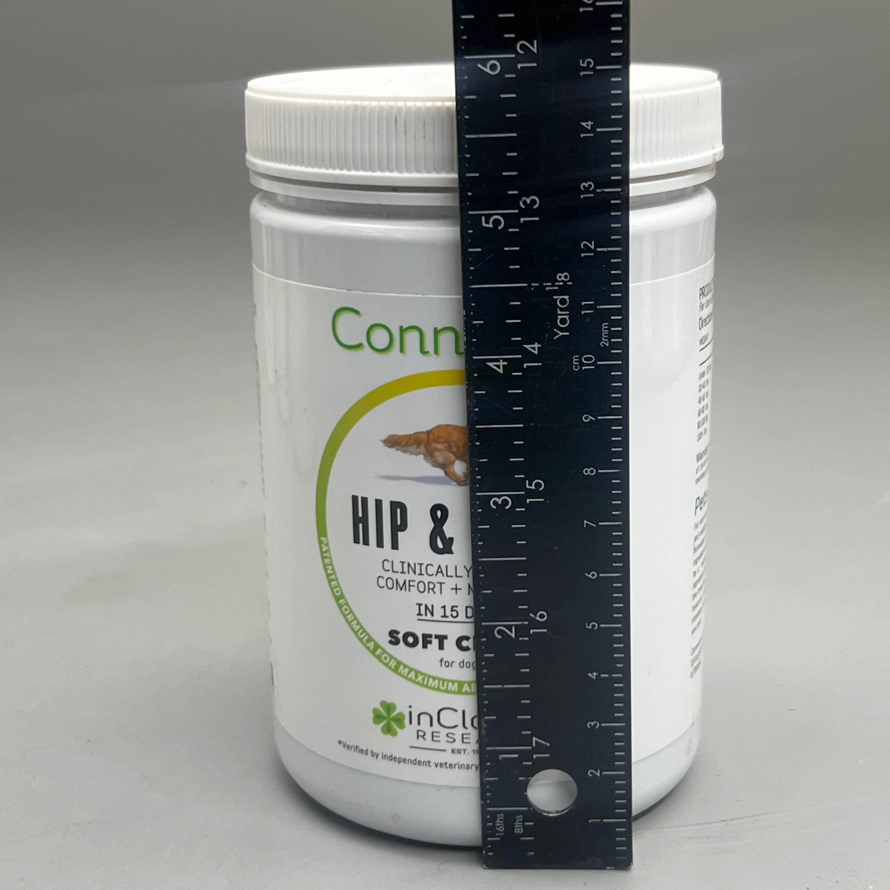 CONNECTIN (2 PACK) Hip & Joint Clinically Proven Comfort + Mobility Dog Supplement Soft Chews 08/25