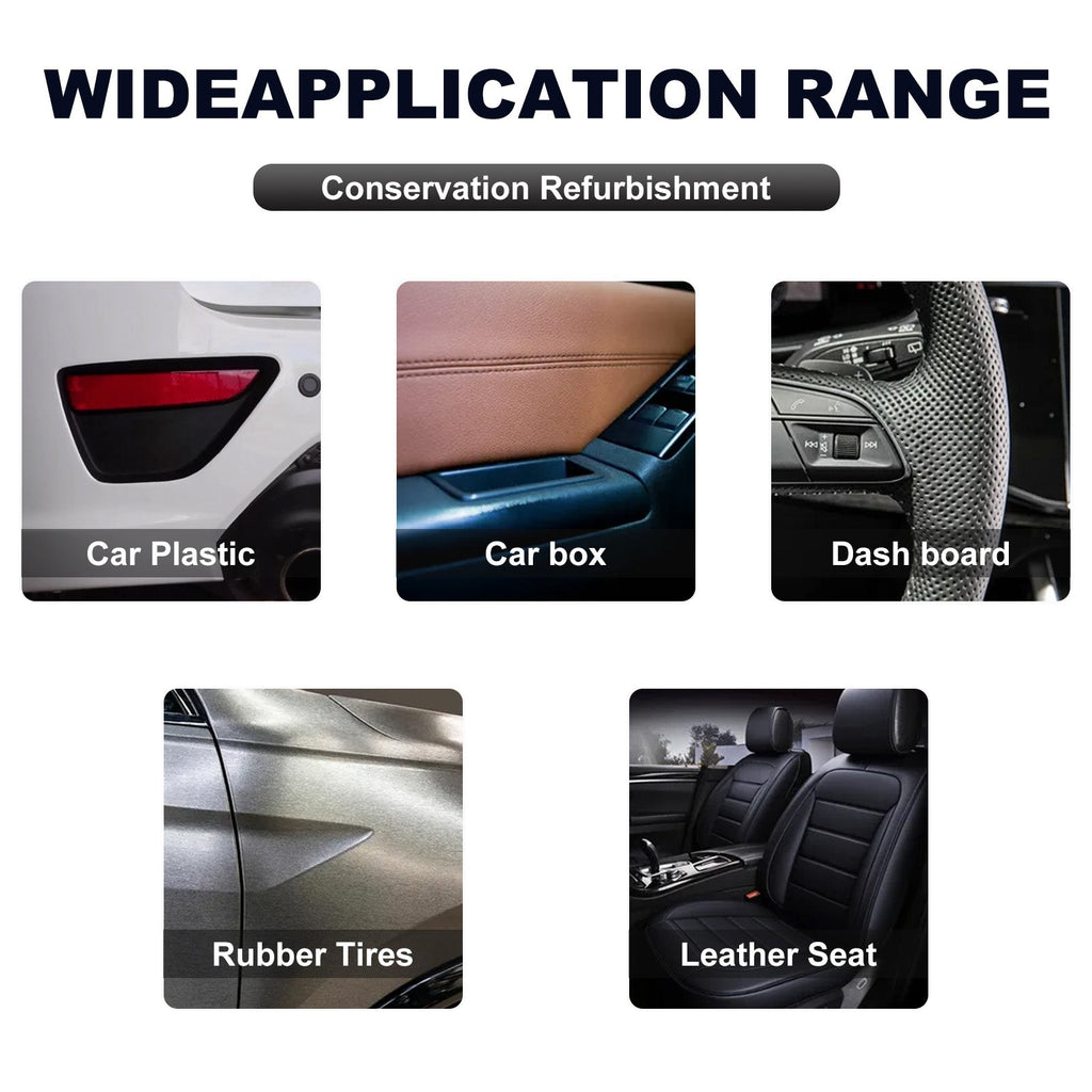Polish Spray, Wash Free Clean Decontamination Seat Instrument Panel Cleaner