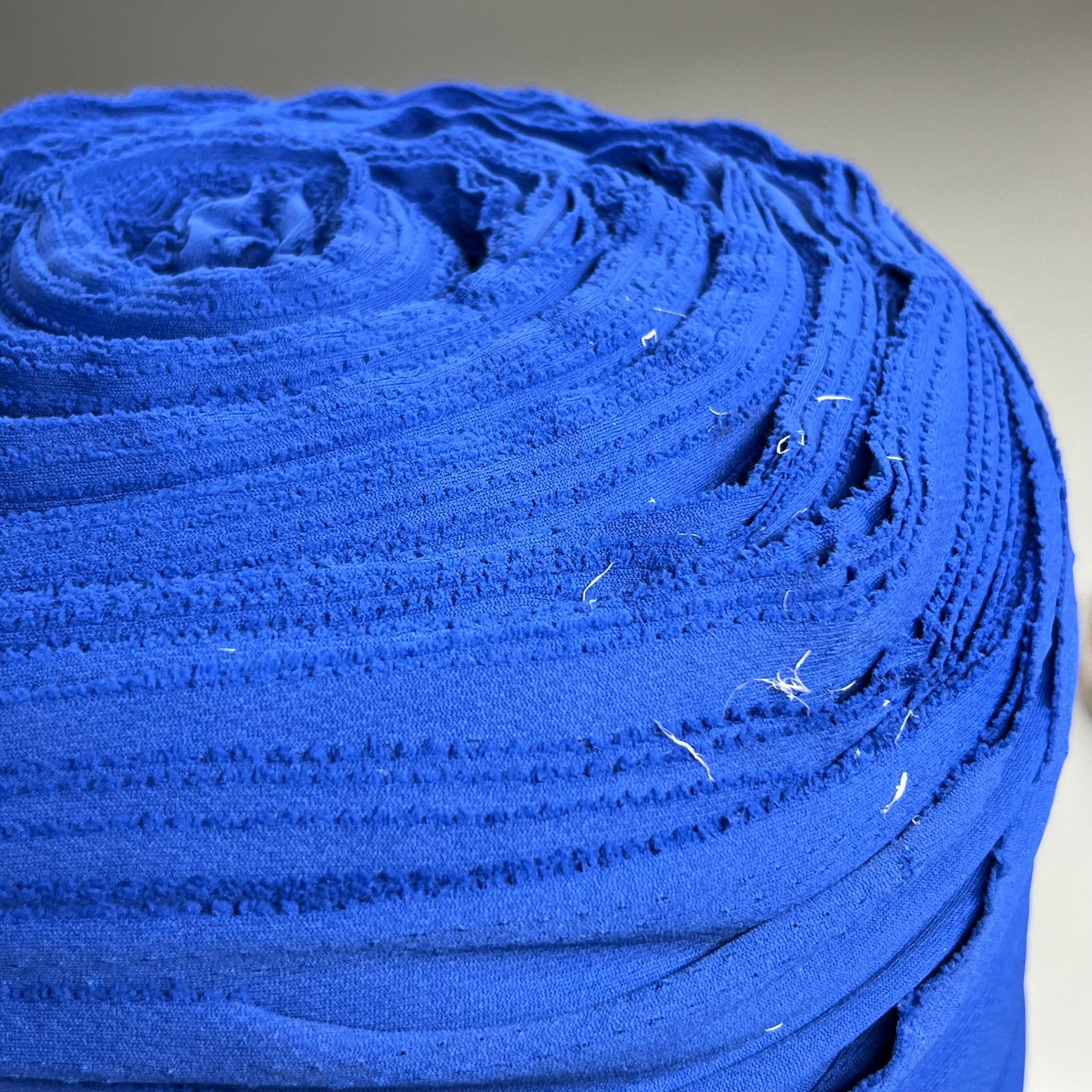 Polyester Knit AM/AM Treatment 60" W x 118 yards L Royal Blue (NEW)