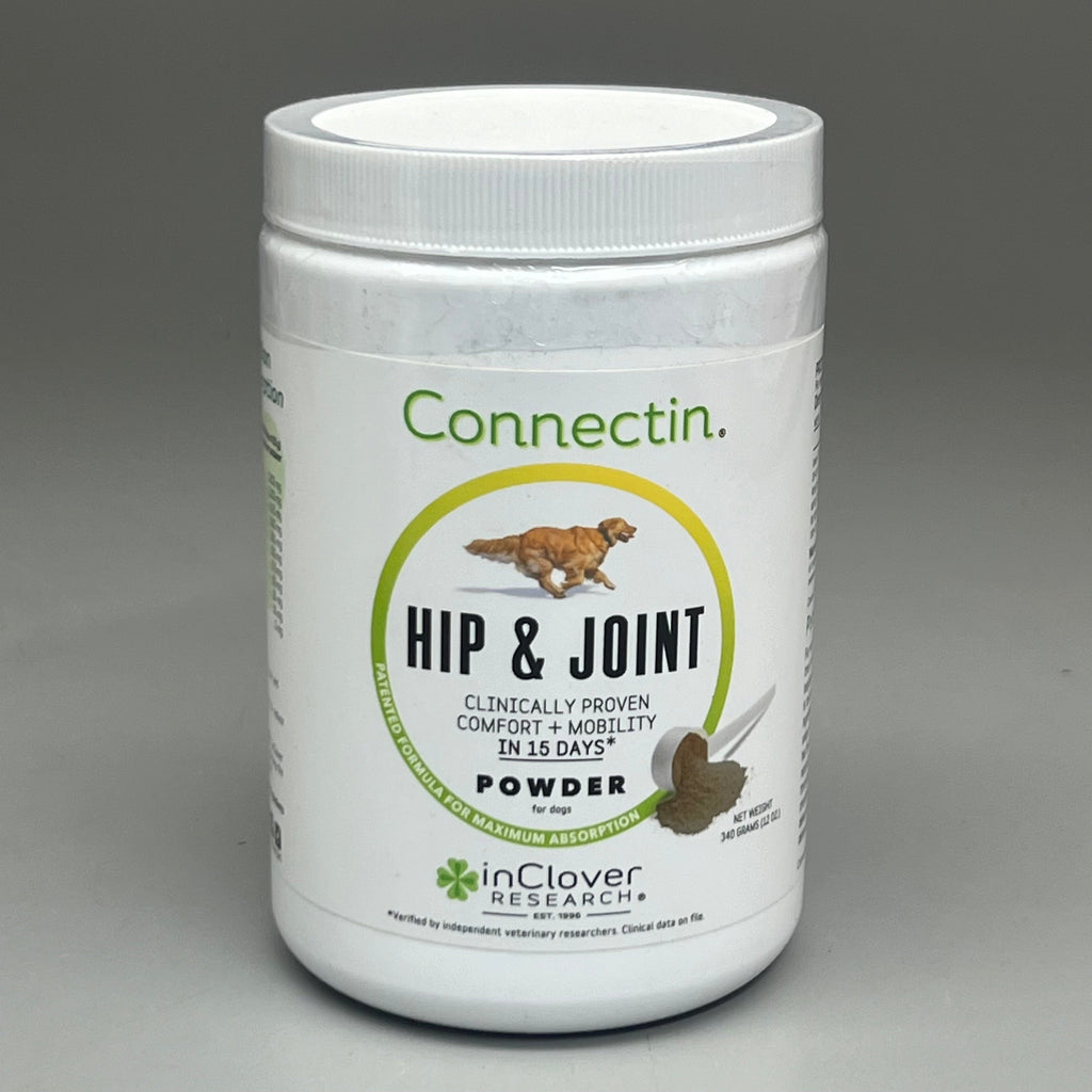 CONNECTIN Hip & Joint Powder Comfort & Mobility Dog Supplement 12 oz ea 12/26