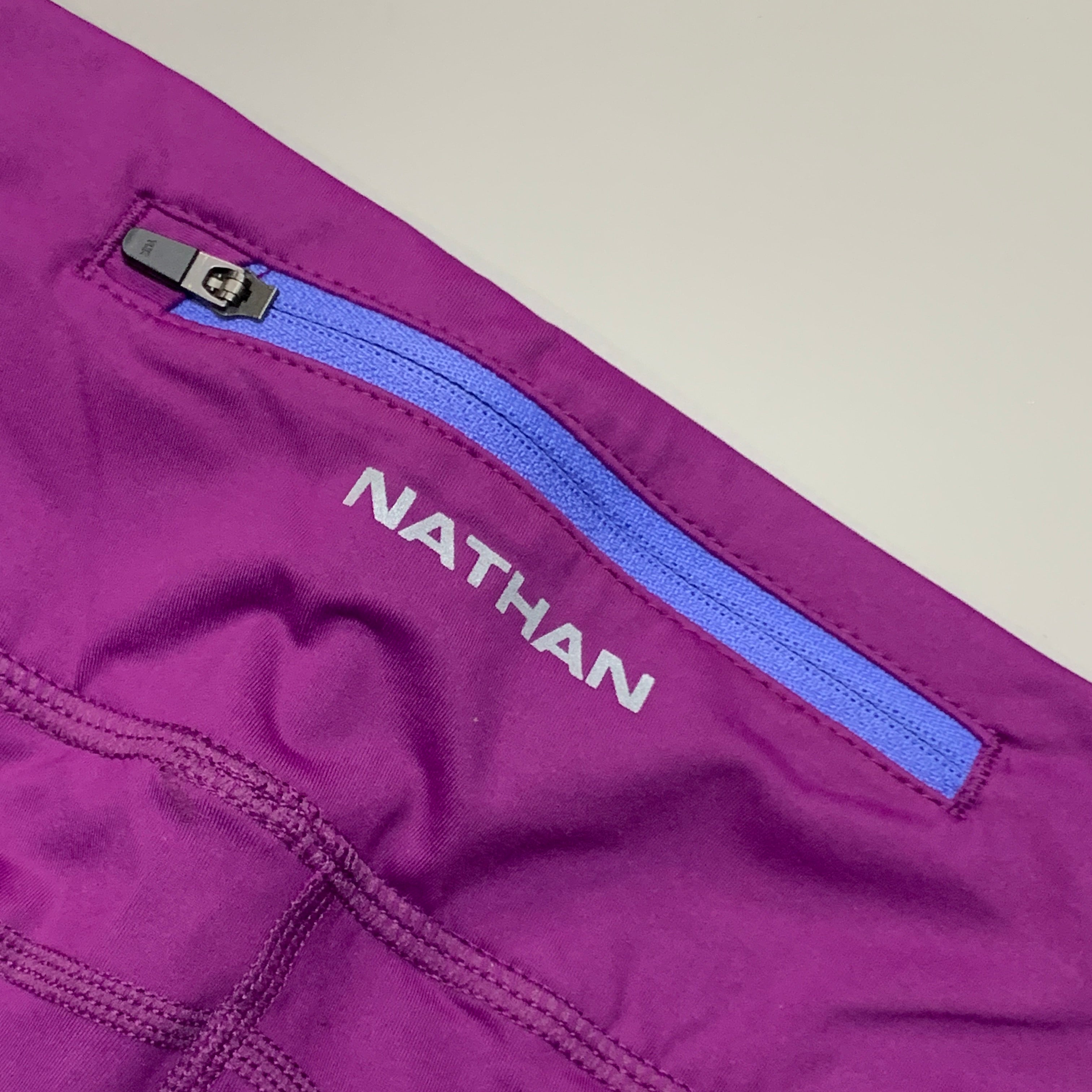 NATHAN Interval 3" Inseam Bike Short Women's Plum Size M NS51040-70030-M