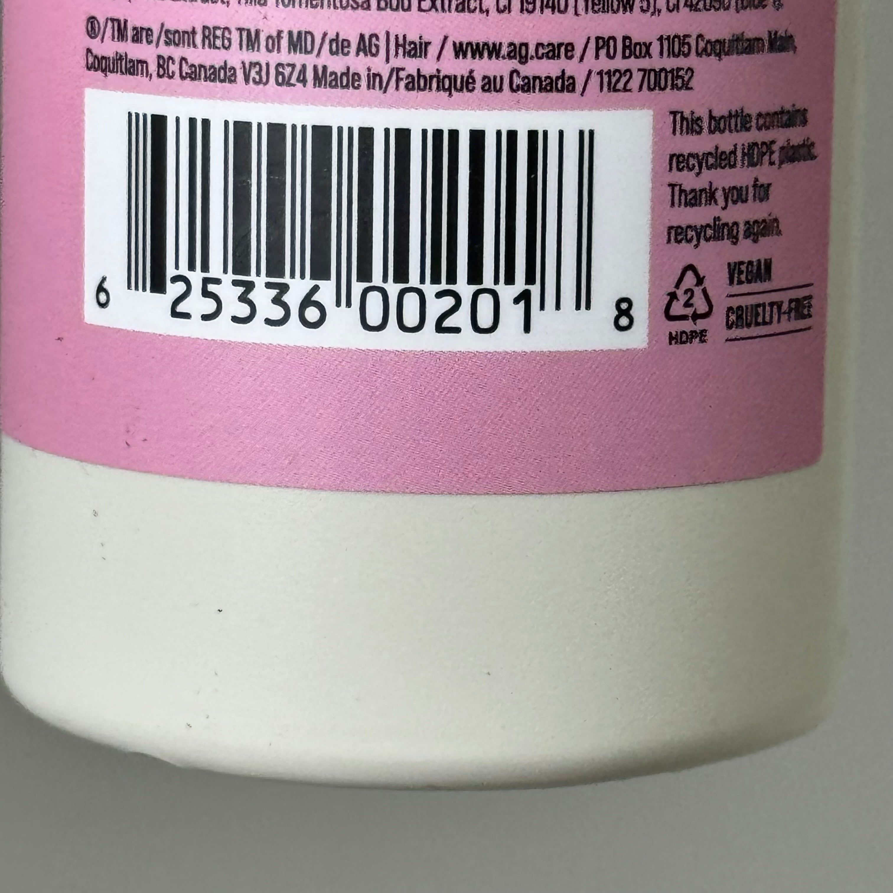 AG CARE Thikk Rinse Volumizing Conditioner Nourishing Lightweight 8 fl oz 100112
