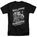Mighty Mouse Mighty Gunshow Mens T Shirt Black Officially Licensed