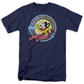 Mighty Mouse Planet Cheese Mens T Shirt Navy Blue Officially Licensed