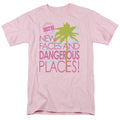 90210 Tagline Mens T Shirt Pink Officially Licensed