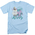 90210 Kelly Vintage Mens T Shirt Light Blue Officially Licensed