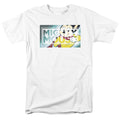 Mighty Mouse Mighty Rectangle Mens T Shirt White Officially Licensed