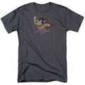 Mighty Mouse Mighty Circle Mens T Shirt Charcoal Officially Licensed