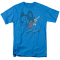 Mighty Mouse Double Mouse Mens T Shirt Turquoise Officially Licensed