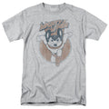 Mighty Mouse Flying With Purpose Mens T Shirt Athletic Heather Officially Licensed