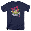Mighty Mouse the Mightiest Mens T Shirt Navy Blue Officially Licensed