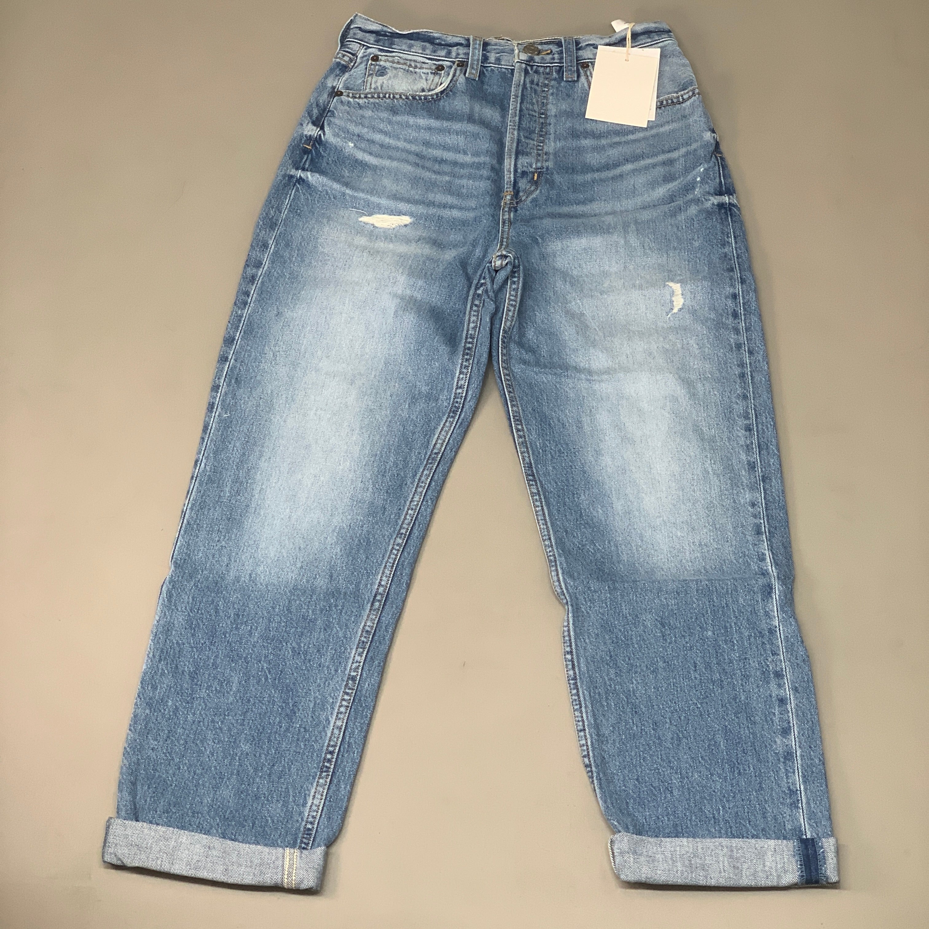 ETICA Bryce Pinch Waist Boyfriend Pant Canyon Reef Certified Organic Size 27 EW178281
