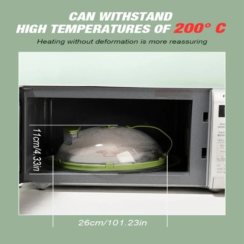 Microwave anti splash cover heat-resistant food heating cover food preservation cover oil proof cover