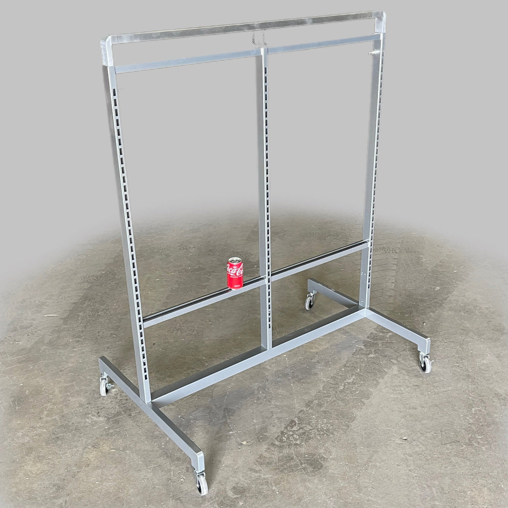 ARTITALIA GROUP Rolling Stainless Double Sided Store Display Stock Rack 48"W WF2565 (New)