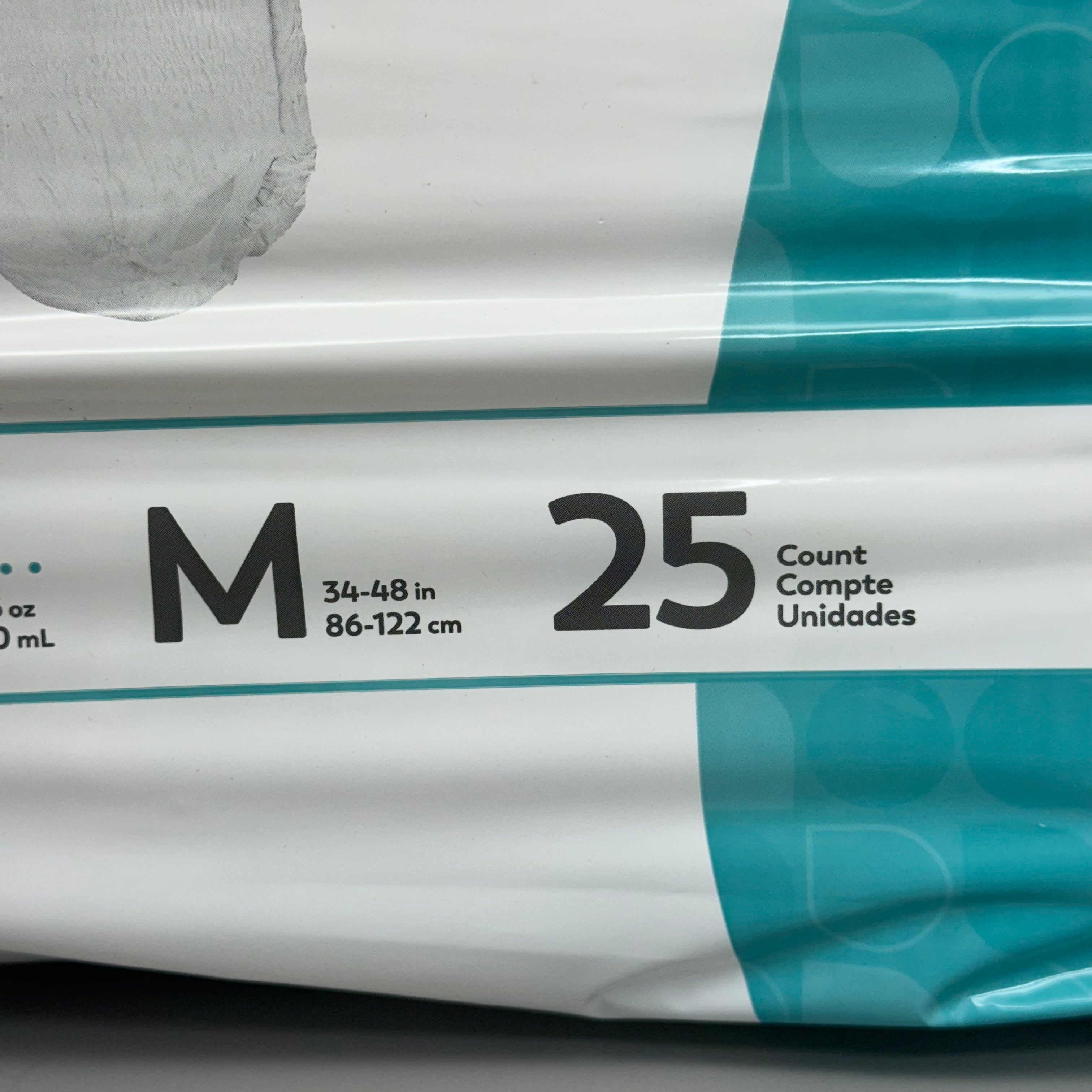 TRANQUILITY 2PK of 25 Essential Underwear - Heavy Medium (34-48in) White