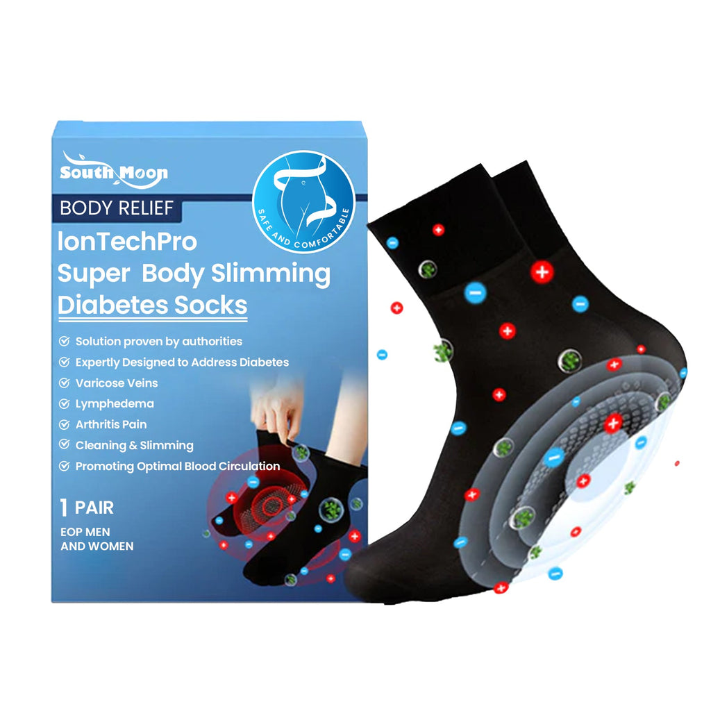 Lon Tech Pro Super Body Slimming Diabetes Socks, Breathable Soft And Comfortable Non-slip Foot Care Socks