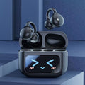 Open Ear Clip Wireless Earbuds BT 5.4 Sports Earphones Built-in Mic Fitness Headphones Waterproof Headset for Workout/Running