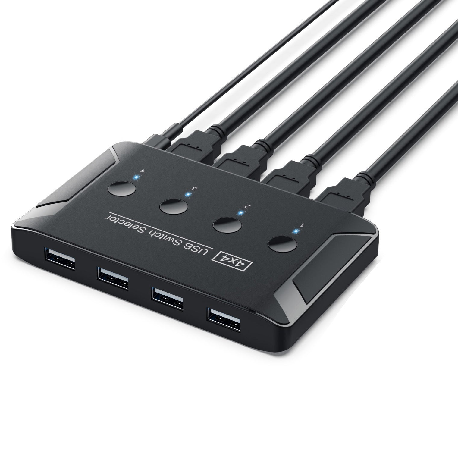 USB 3.0 multi interface four in four out hub printer sharer multi computer shared switch