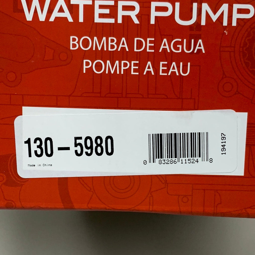 GMB Engine Water Pump for Chevrolet/GMC Vehicles 194197 130-5980