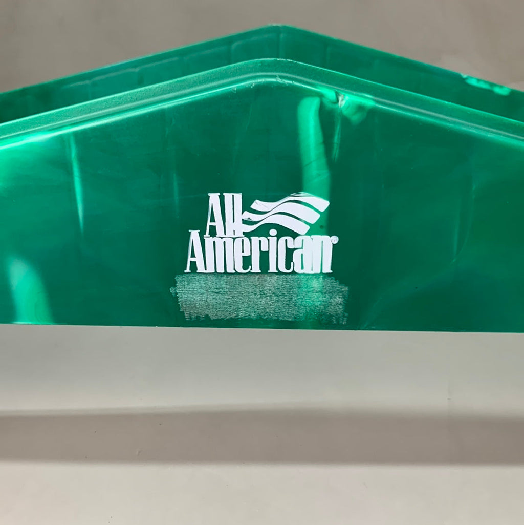 ALL AMERICAN Food Service Rolling Cart Dolly Green 19" X 32" (Used)