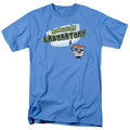 Dexters Laboratory Logo Mens T Shirt Carolina Blue Officially Licensed