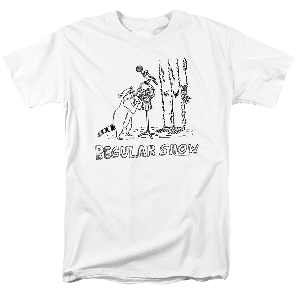 The Regular Show Tattoo Art Mens T Shirt White Officially Licensed